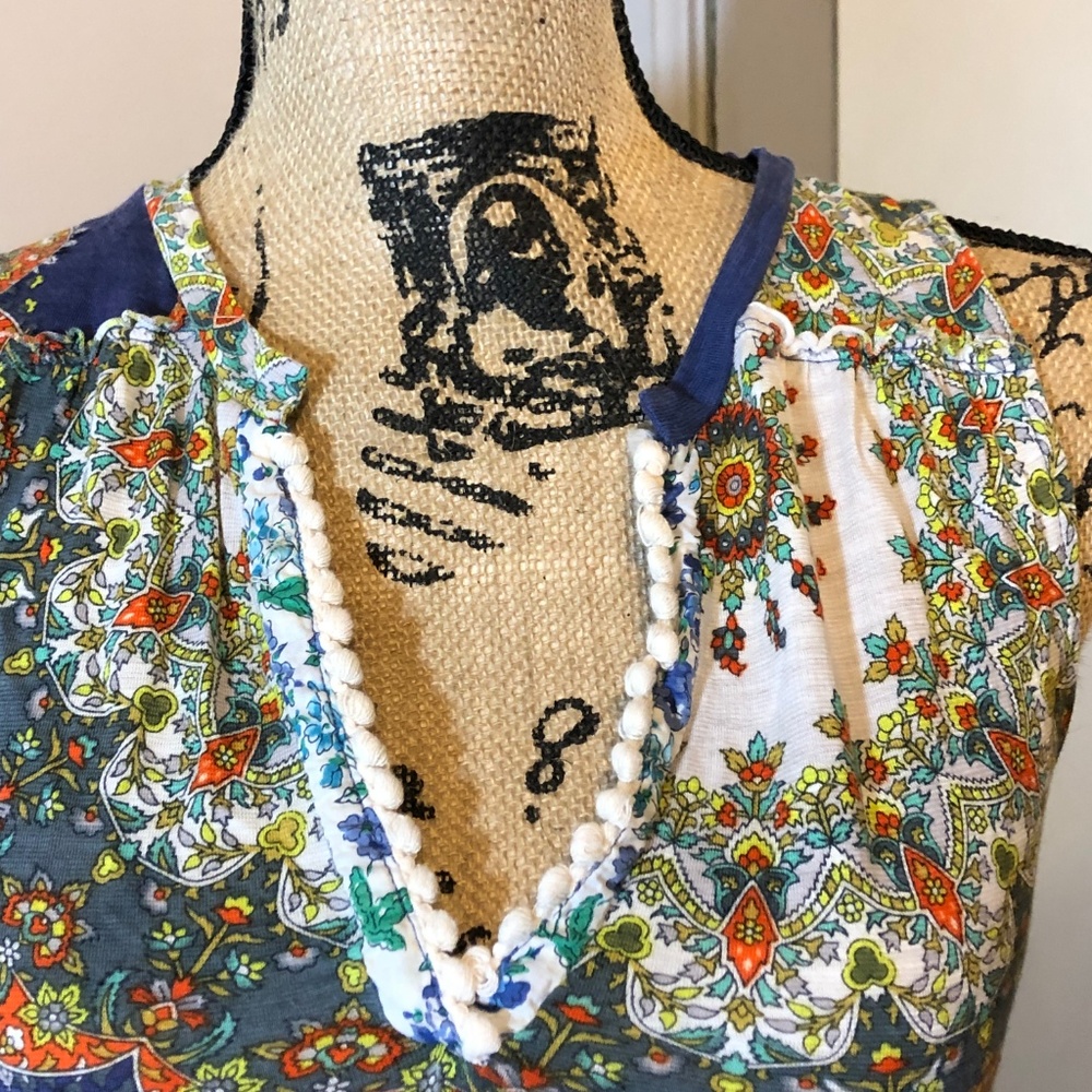 ANTHROPOLOGIE MEADOW RUE SLEEVELESS TOP - Picture 2 of 5